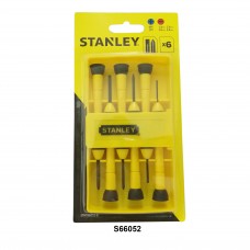 Stanley 6-Piece Bi-Material Handle Precision Screwdriver Set 66-052